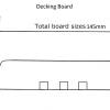 22mm x 145mm smooth Decking board