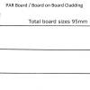 22mm x 95mm PAR Board on board cladding