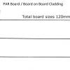 28mm x 120mm PAR Board on board cladding