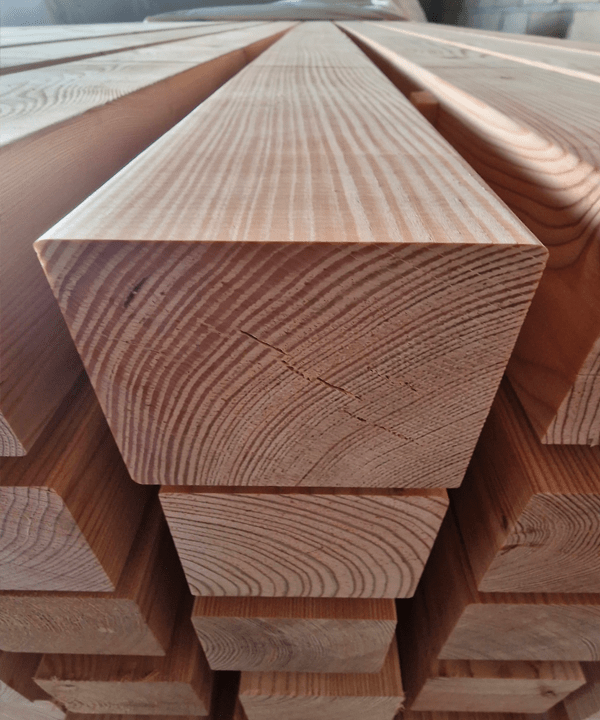 Canadian Larch Chamfered Edge Rails - Image 3