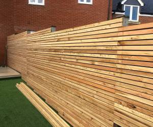 Fencing elements - Battens - Siberian Larch Timber - Timberulove