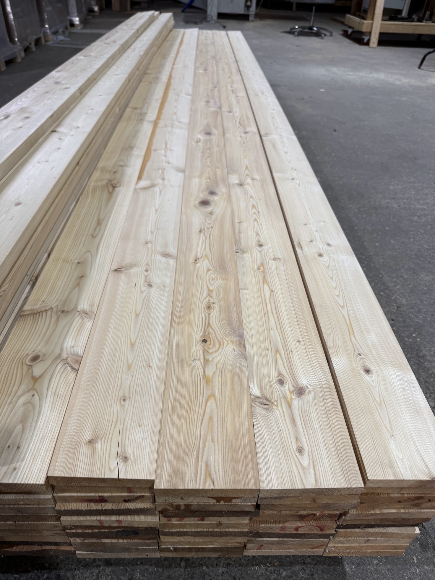 Siberian Larch Planed All Round Square Edge Timber Boards