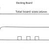 28mm x 145mm smooth Decking board