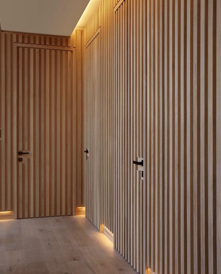 Oak contemporary Cladding Elements Battens Timberulove