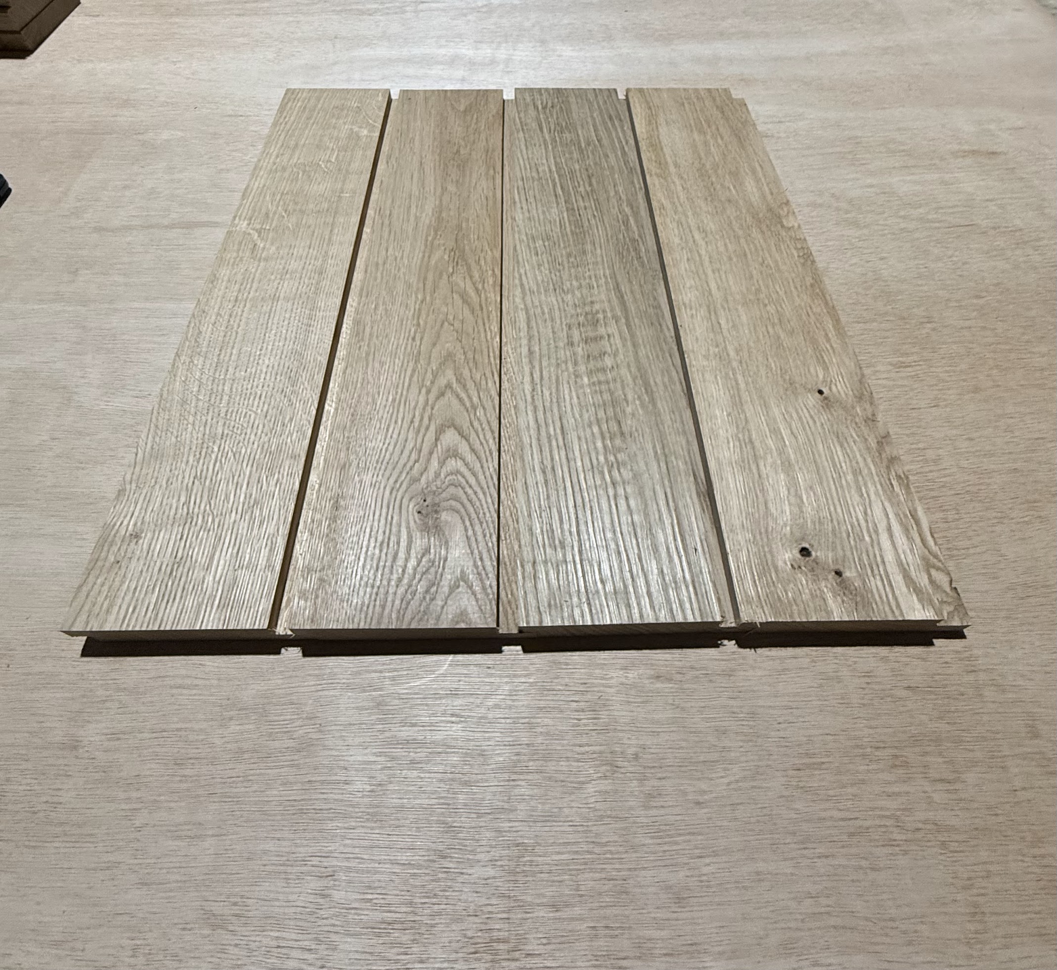Oak Hardwood Cladding Shadow Gap - 22mm x 95mm Smooth finish - Image 2