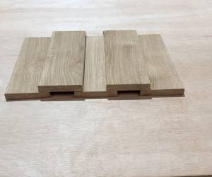 Oak Board on Board Cladding - 22mm x 120mm - PAR Smooth finish