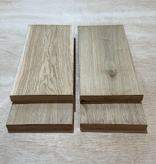 Oak Timber Cladding Board-On-Board - 22mm x 145mm - PAR Smooth finish