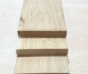 Solid Oak Timber Decking Board - 22mm x 145mm - Smooth finish