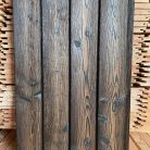 Vertical charred cladding boards natural timberulove