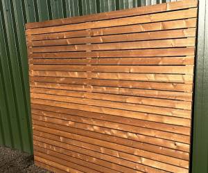 thermowood fencing panel2