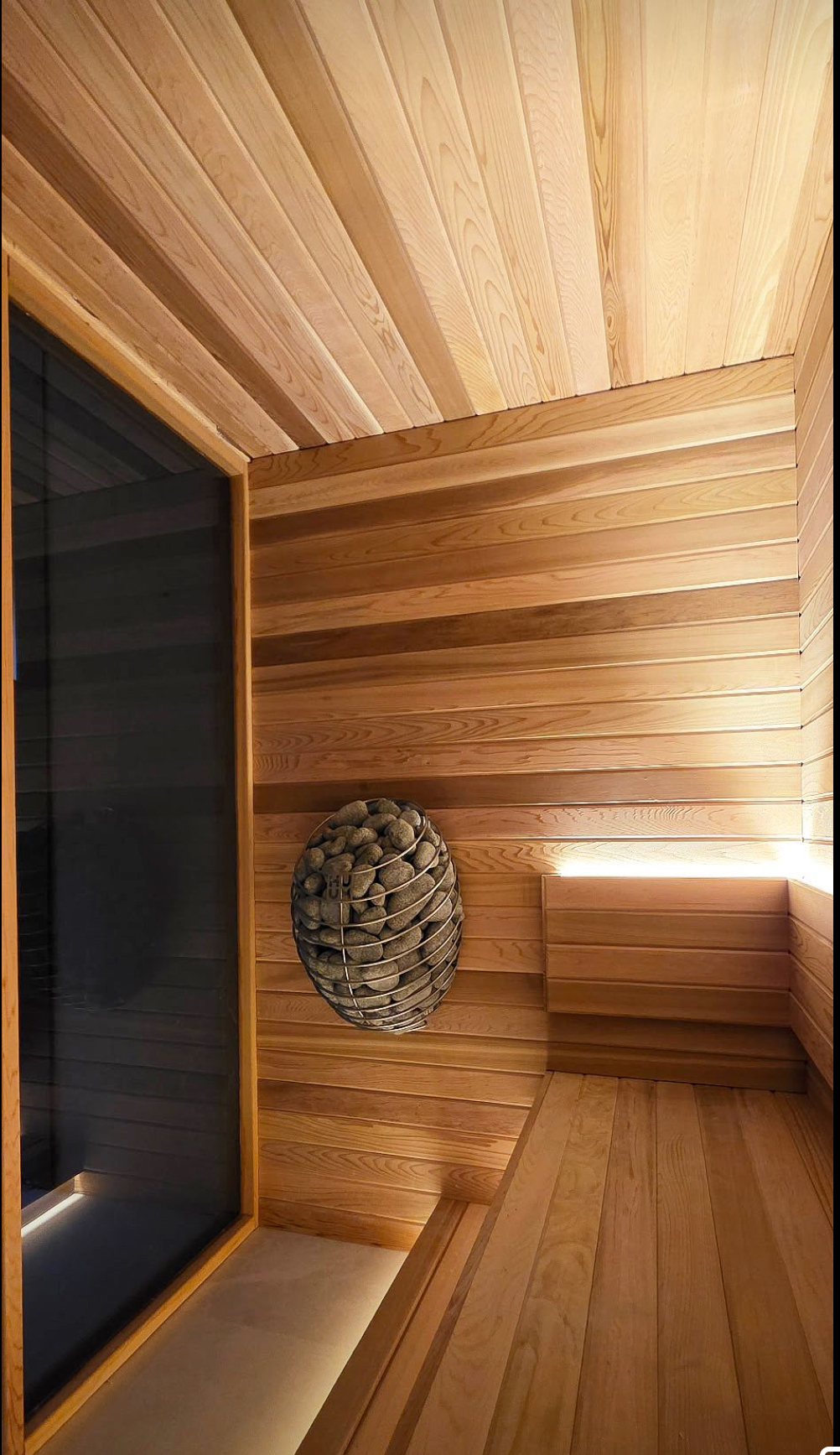 Cedar Sauna Internal Cladding TGV | End-Matched