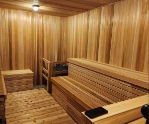 Cedar Sauna Internal Cladding Vertical | End-Matched
