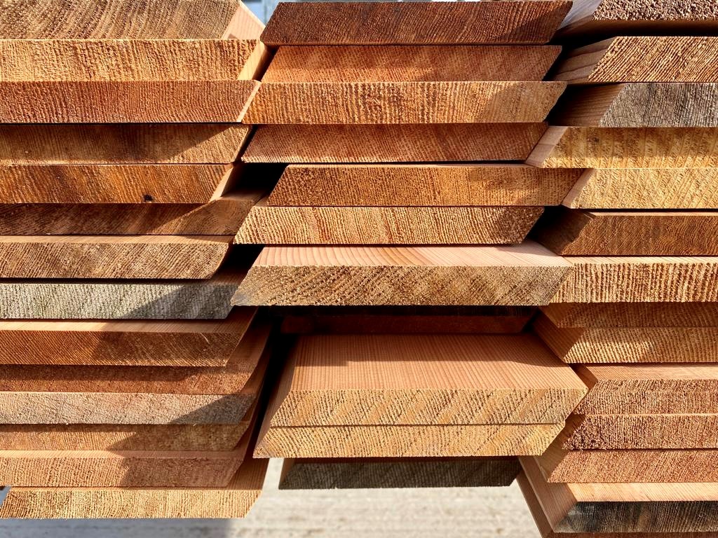 Western Red Cedar Fence Boards Rainscreen A Grade 18mm x 95mm - Image 4