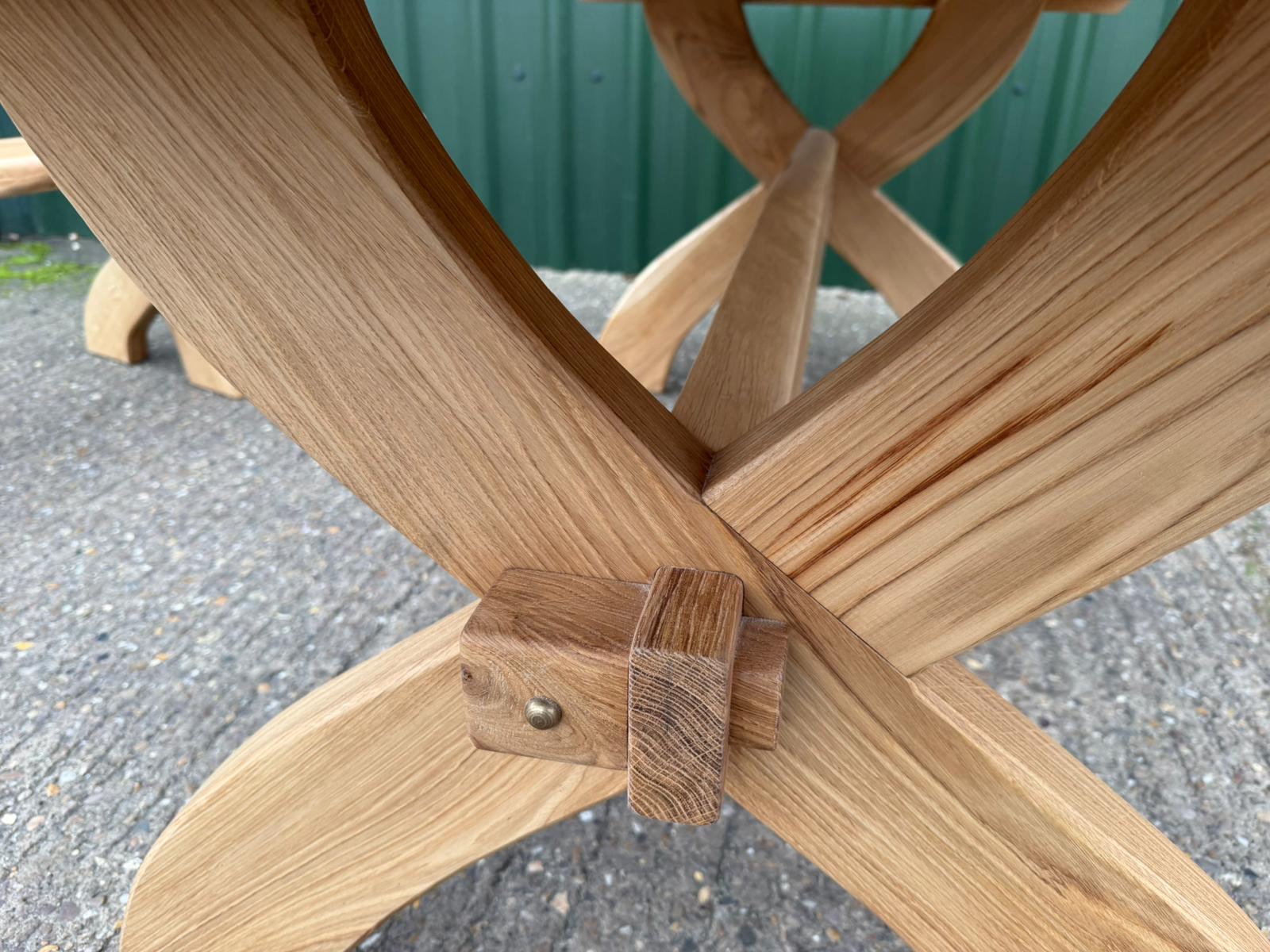 Amazing Solid Oak Garden Furniture Garden Dinning Set - Image 6