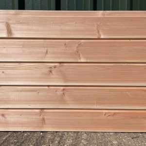 Douglas Fir Timber Cladding HalfLap Hidden Fix boards