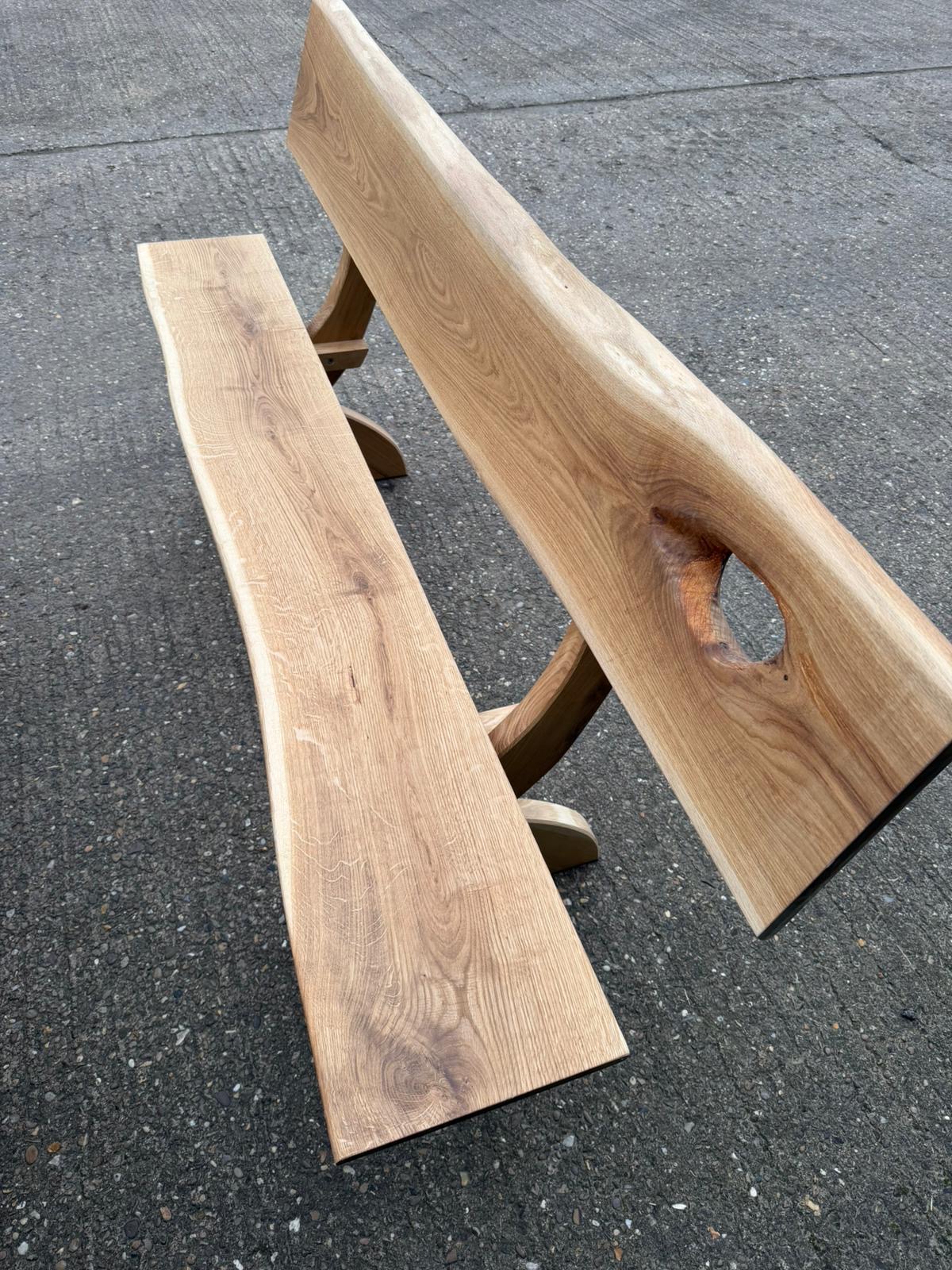 Amazing Solid Oak Garden Furniture Garden Dinning Set - Image 11