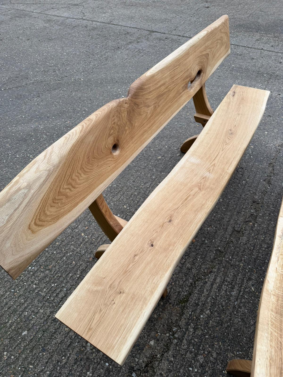 Amazing Solid Oak Garden Furniture Garden Dinning Set - Image 10