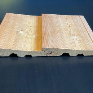 Hidden fix Siberian Larch Cladding Feather Edge - A Grade - 26mm