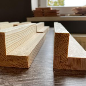 Siberian Larch AB Grade L Shape corner profile